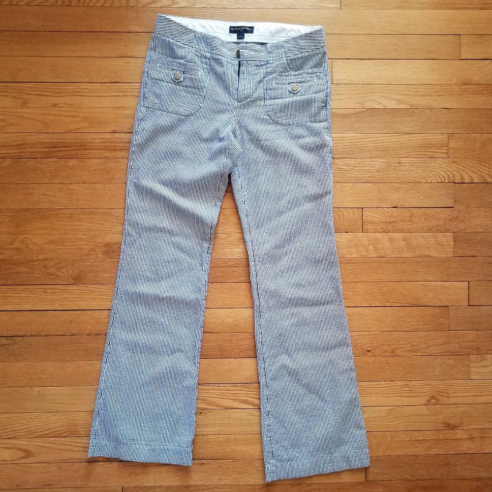 Banana Republic strped seersucker pants